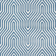 Schumacher Vanderbilt Velvet Marine Fabric - Eade's Wallpaper