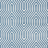 Schumacher Vanderbilt Velvet Marine Fabric - Eade's Wallpaper
