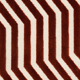 Schumacher Vanderbilt Velvet Russet Fabric - Eade's Wallpaper