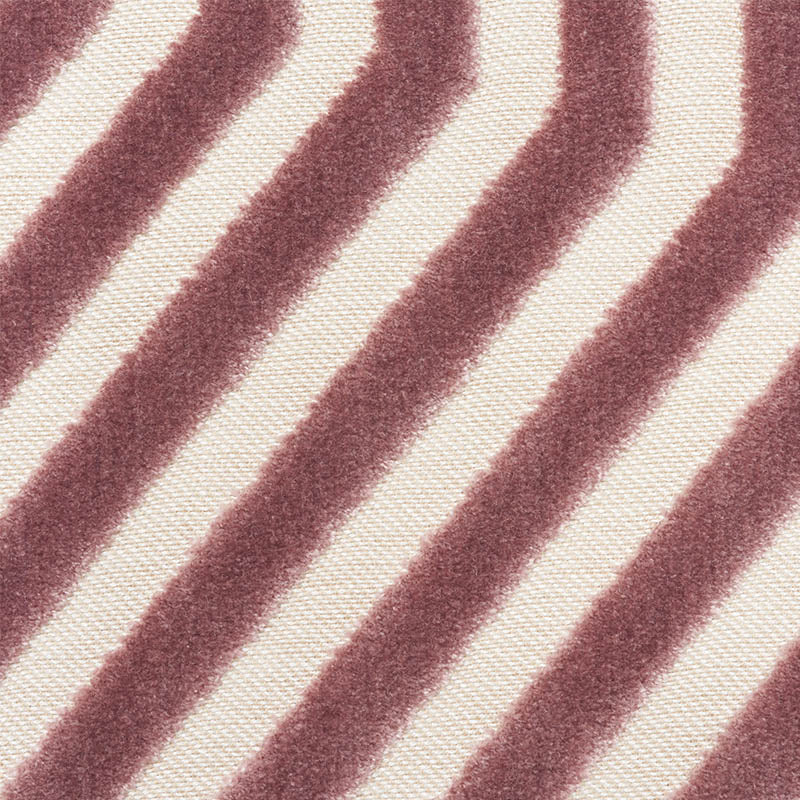 Schumacher Vanderbilt Velvet Lilac Fabric - Eade's Wallpaper