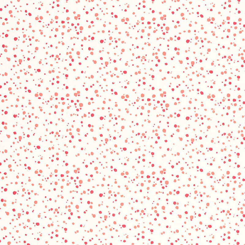 Schumacher Skittles Punch / Coral Fabric - Eade's Wallpaper