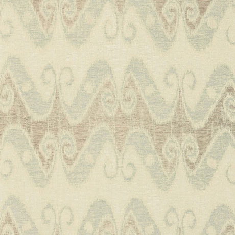 Schumacher Tali Weave Aqua Fabric - Eade's Wallpaper