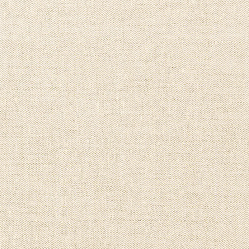 Schumacher Watou Herringbone Bone Fabric - Eade's Wallpaper