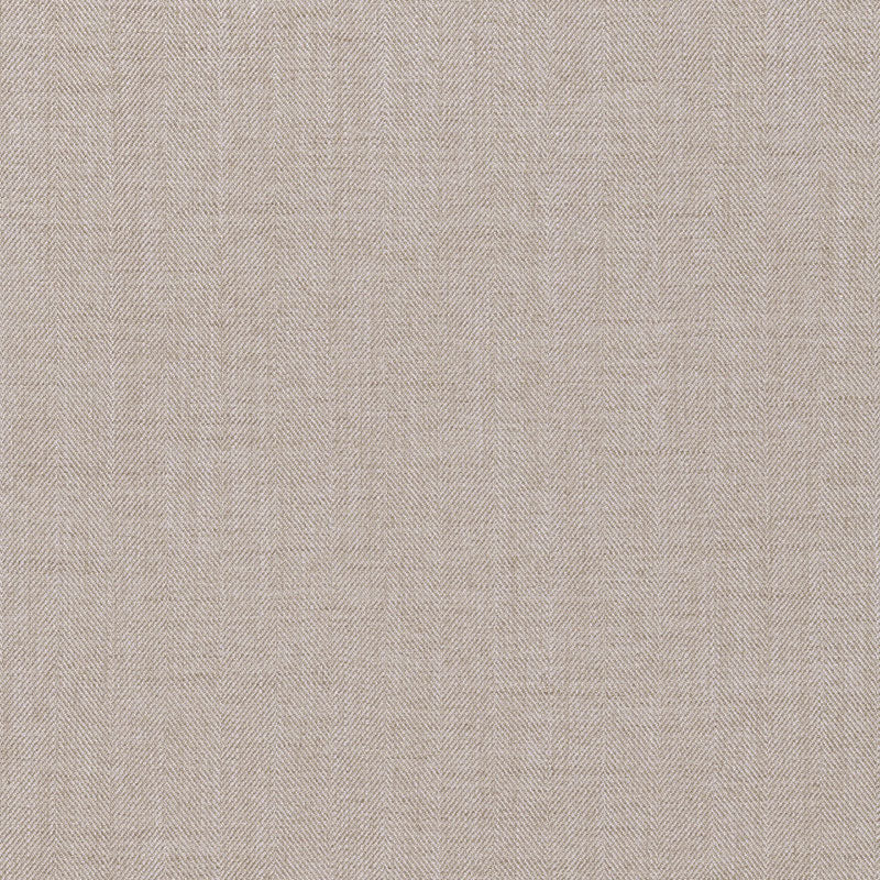 Schumacher Watou Herringbone Zinc Fabric - Eade's Wallpaper