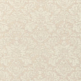 Schumacher Montisi Linen Damask Flax Fabric - Eade's Wallpaper