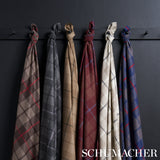 Schumacher Montana Wool Plaid Buckskin Fabric - Eade's Wallpaper