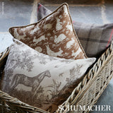 Schumacher 66662 MONTANA WOOL PLAID in JAVA Fabric - LUXE LO