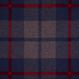 Schumacher Montana Wool Plaid Navy Fabric - Eade's Wallpaper