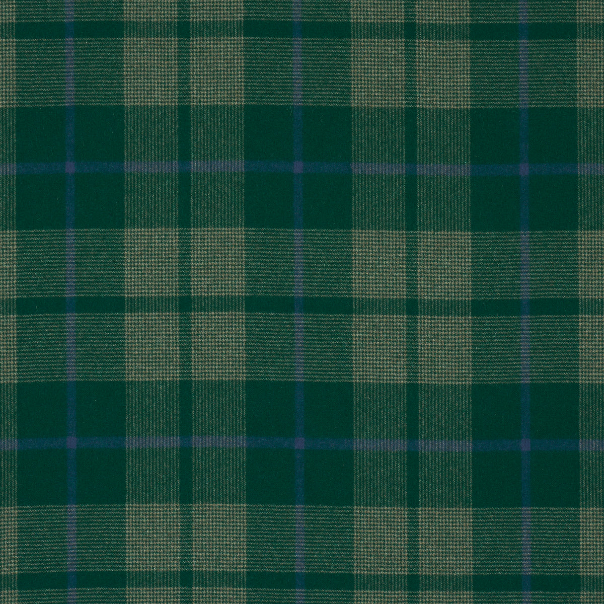 Schumacher 66666 MONTANA WOOL PLAID in HUNTER Fabric - A COU