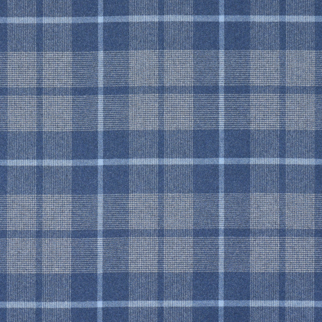 Schumacher 66668 MONTANA WOOL PLAID in SLATE Fabric - A COUN