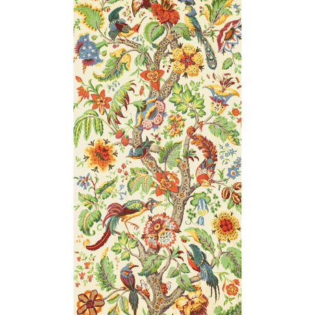 LEE JOFA 667069.LJ.0 TREE OF LIFE MULTI Fabric - Eade's Wallpaper