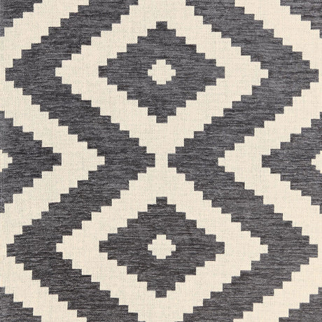 Schumacher Vail Chenille Cinder Fabric - Eade's Wallpaper
