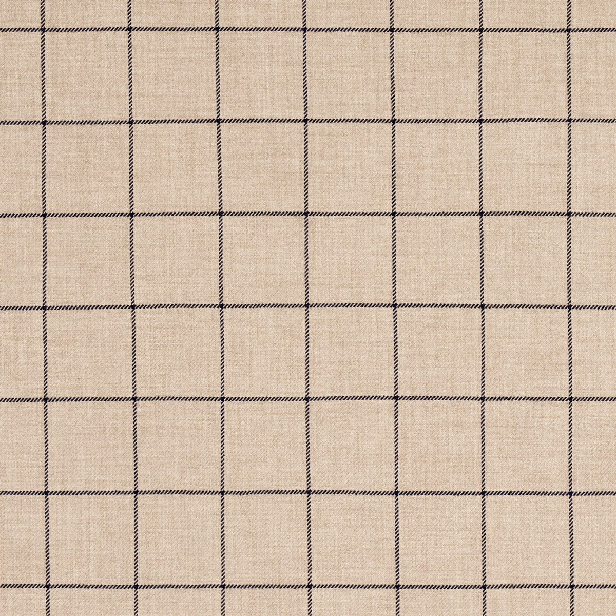 Schumacher Bancroft Wool Plaid Ivory Fabric