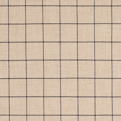 Schumacher Bancroft Wool Plaid Ivory Fabric