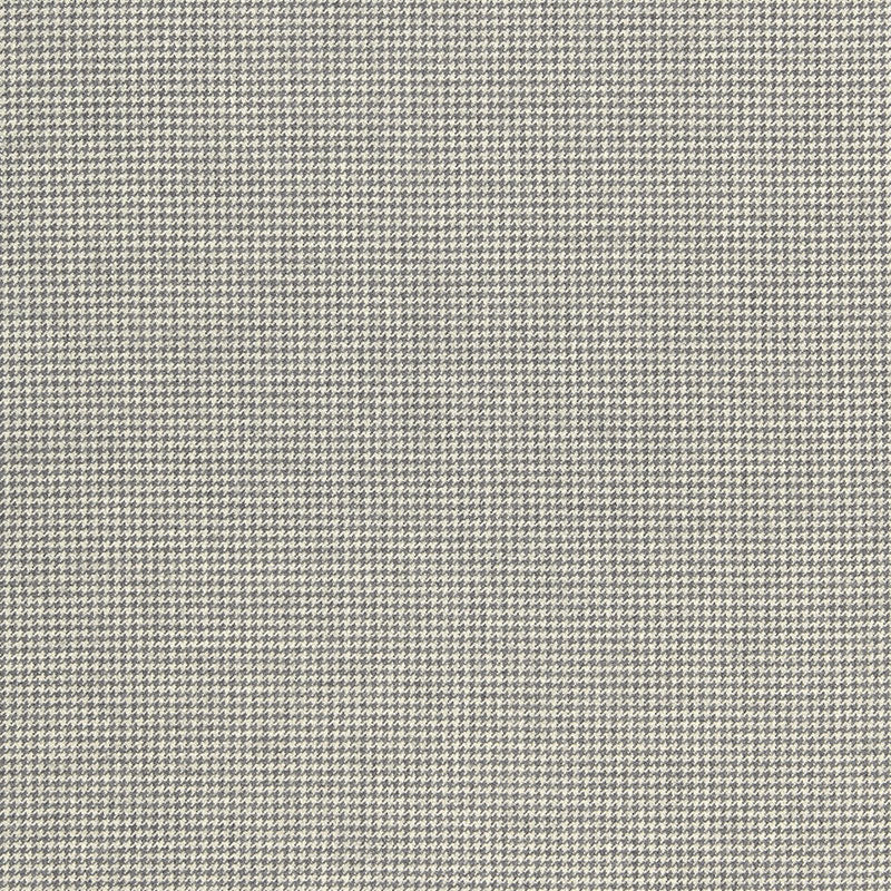 Schumacher Huston Wool Houndstooth Oxford Grey Fabric