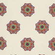 Schumacher 66821 Chennai Linen Embroidery in FESTIVAL Fabric