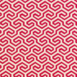 Schumacher Ming Fret Cerise Fabric - Eade's Wallpaper