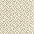 Schumacher Ming Fret Flax Fabric - Eade's Wallpaper
