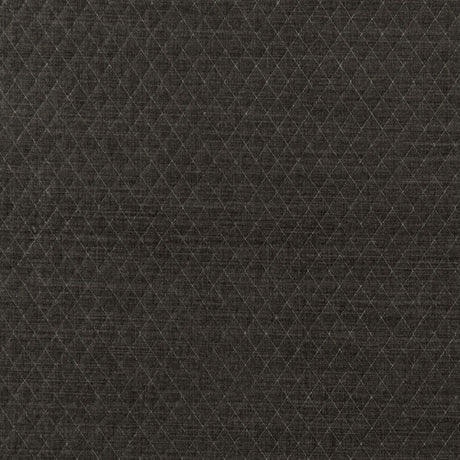 Schumacher Paley Quilted Velvet Smoke Fabric - Eade's Wallpaper