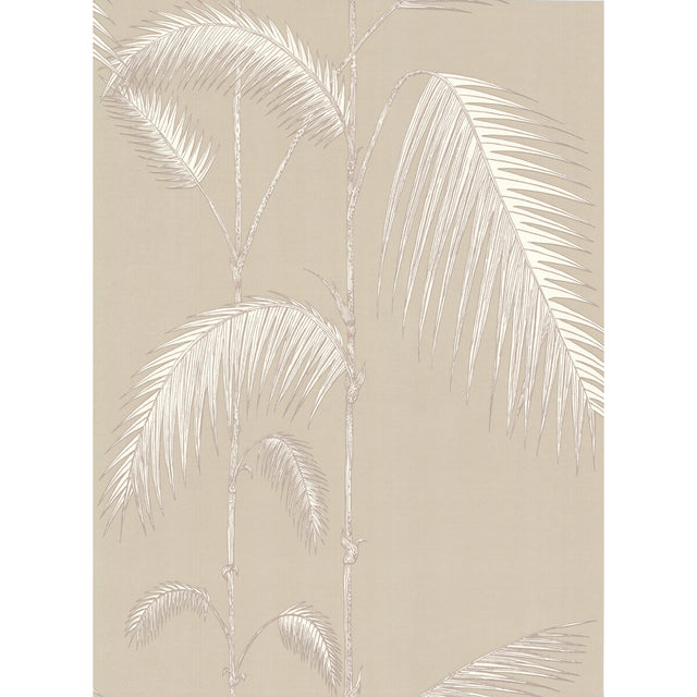 COLE & SON 66/2013.CS.0 PALM LEAVES TAUPE/W Wallpaper - Eade's Wallpaper