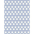 COLE & SON 66/8054.CS.0 HICKS' HEXAGON BLUE/GR Wallpaper - Eade's Wallpaper