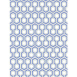COLE & SON 66/8054.CS.0 HICKS' HEXAGON BLUE/GR Wallpaper - Eade's Wallpaper