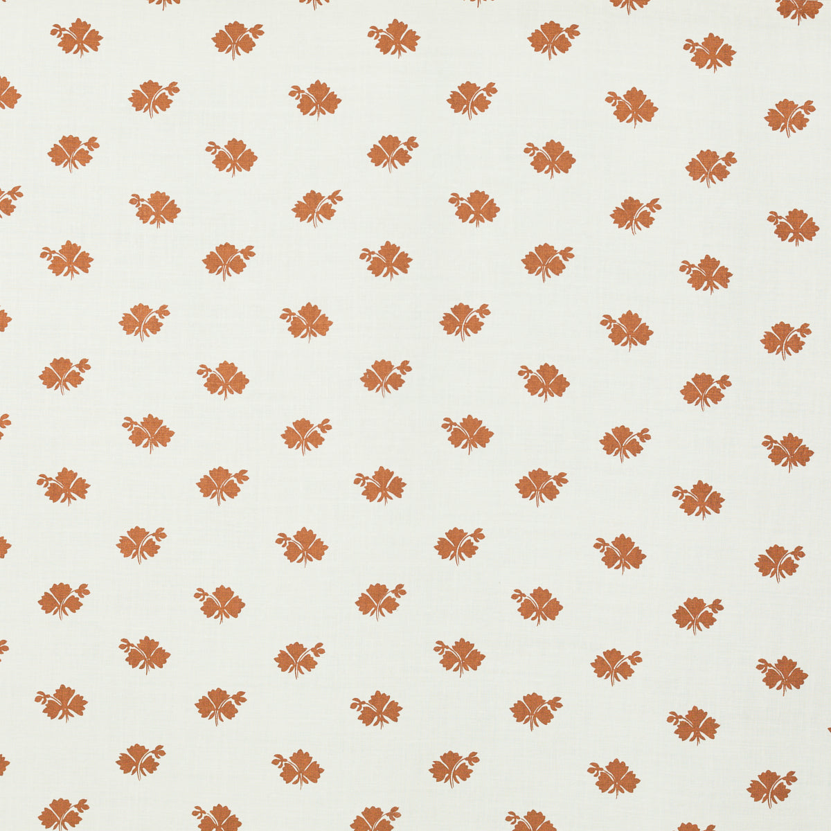 Schumacher 670B33 TEALEAF in COPPER Fabric - RAOUL TEXTILES