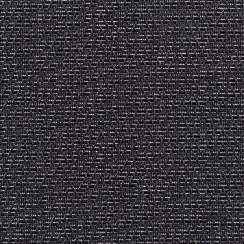 Schumacher Raffia Herringbone Raven Fabric - Eade's Wallpaper