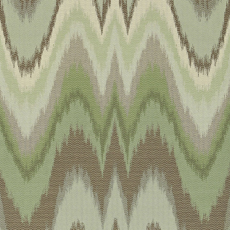 Schumacher Bargello Aquamarine Fabric