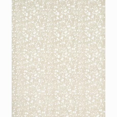 Schumacher Wildflower Embroidery Linen Fabric - Eade's Wallpaper