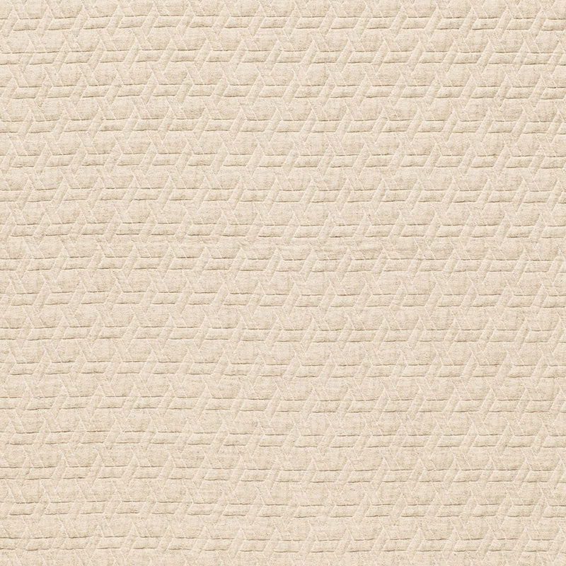 Schumacher Mesa Matelassé Oat Fabric - Eade's Wallpaper