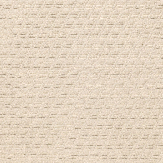 Schumacher Mesa Matelassé Oat Fabric - Eade's Wallpaper
