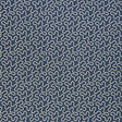 Schumacher Meander Embroidery Indigo Fabric - Eade's Wallpaper