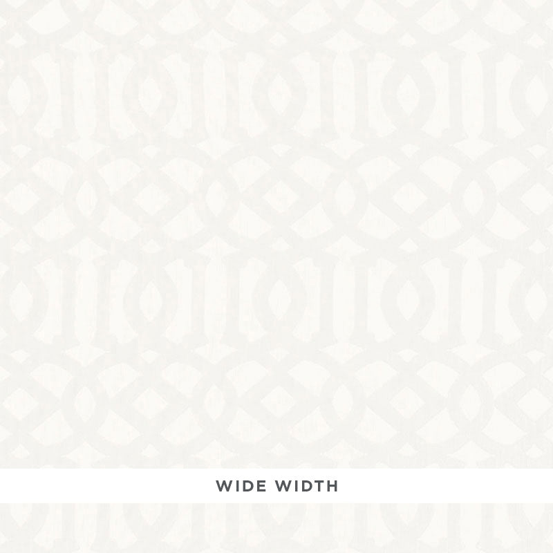 Schumacher 67720 IMPERIAL TRELLIS SHEER in MERINGUE Fabric -