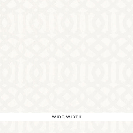 Schumacher 67720 IMPERIAL TRELLIS SHEER in MERINGUE Fabric -