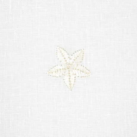 Schumacher 67810 Vincenzo Embroidered Sheer in BLANC Fabric 