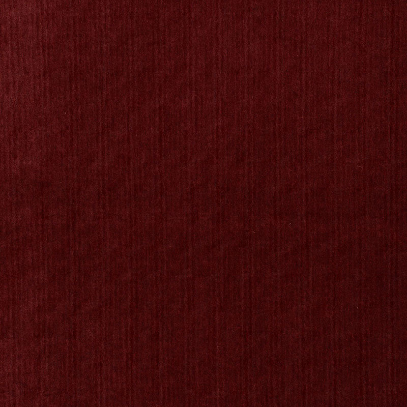 Schumacher Whistler Velvet Rouge Fabric - Eade's Wallpaper