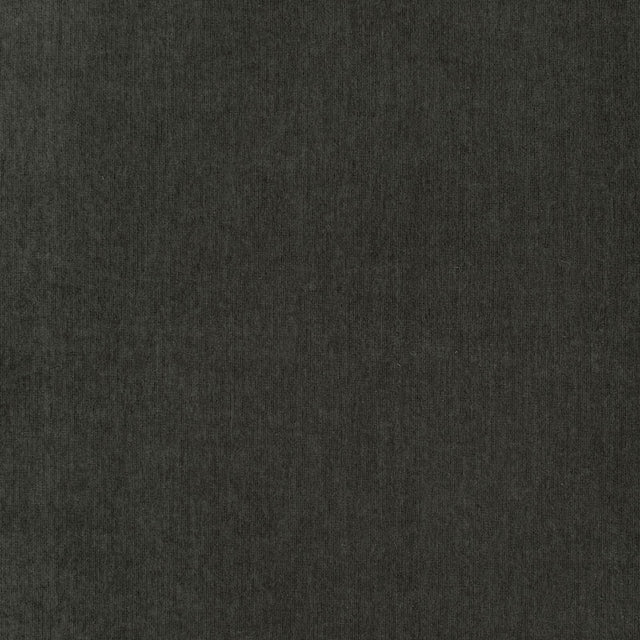 Schumacher Whistler Velvet Anthracite Fabric - Eade's Wallpaper