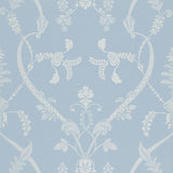 Schumacher Parc Monceau Ciel Fabric - Eade's Wallpaper