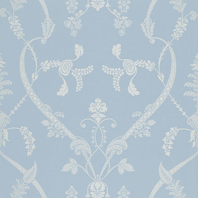 Schumacher Parc Monceau Ciel Fabric - Eade's Wallpaper