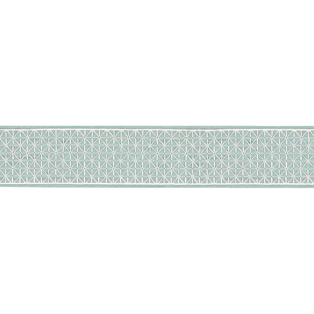 Schumacher 68641 Directoire Tape in TEAL Trim - TIMOTHY CORR
