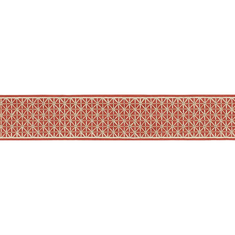 Schumacher 68644 Directoire Tape in GRENADINE Trim - TIMOTHY