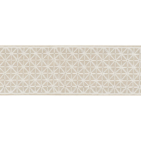 Schumacher 68645 Directoire Tape in IVORY ON NATURAL Trim - 