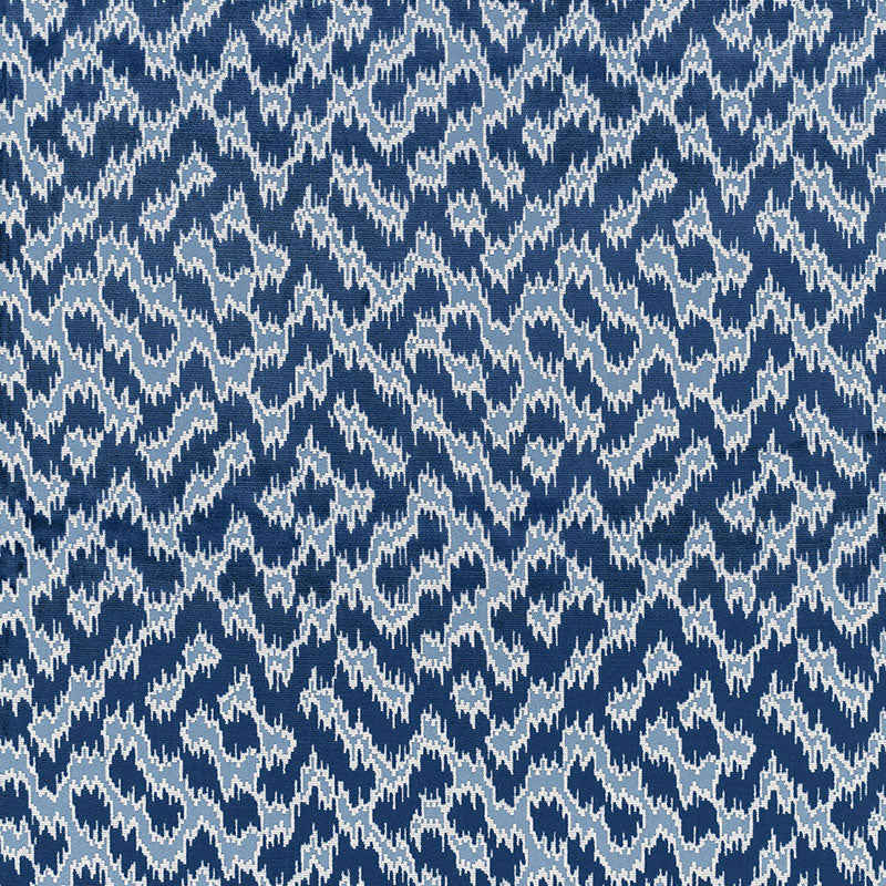Schumacher Serenissimo Velvet Water Fabric - Eade's Wallpaper