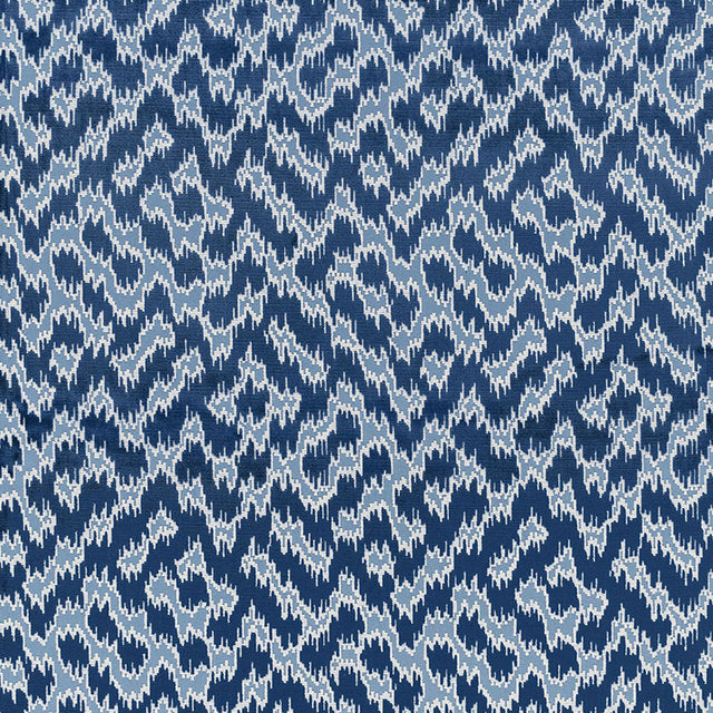 Schumacher Serenissimo Velvet Water Fabric - Eade's Wallpaper