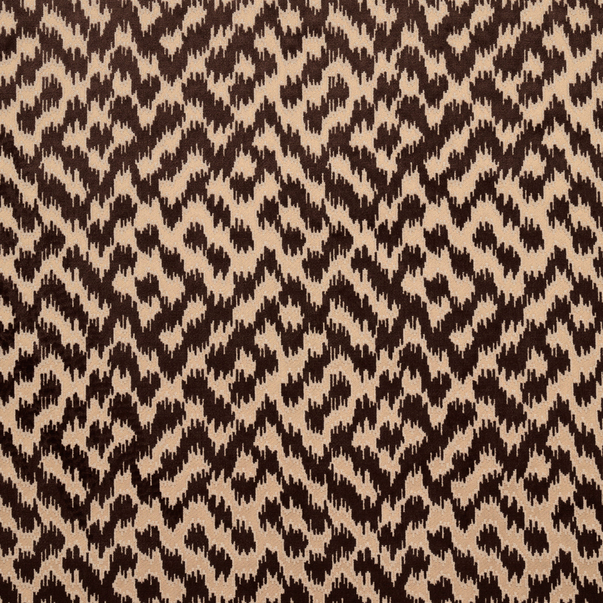 Schumacher Serenissimo Velvet Toffee Fabric - Eade's Wallpaper