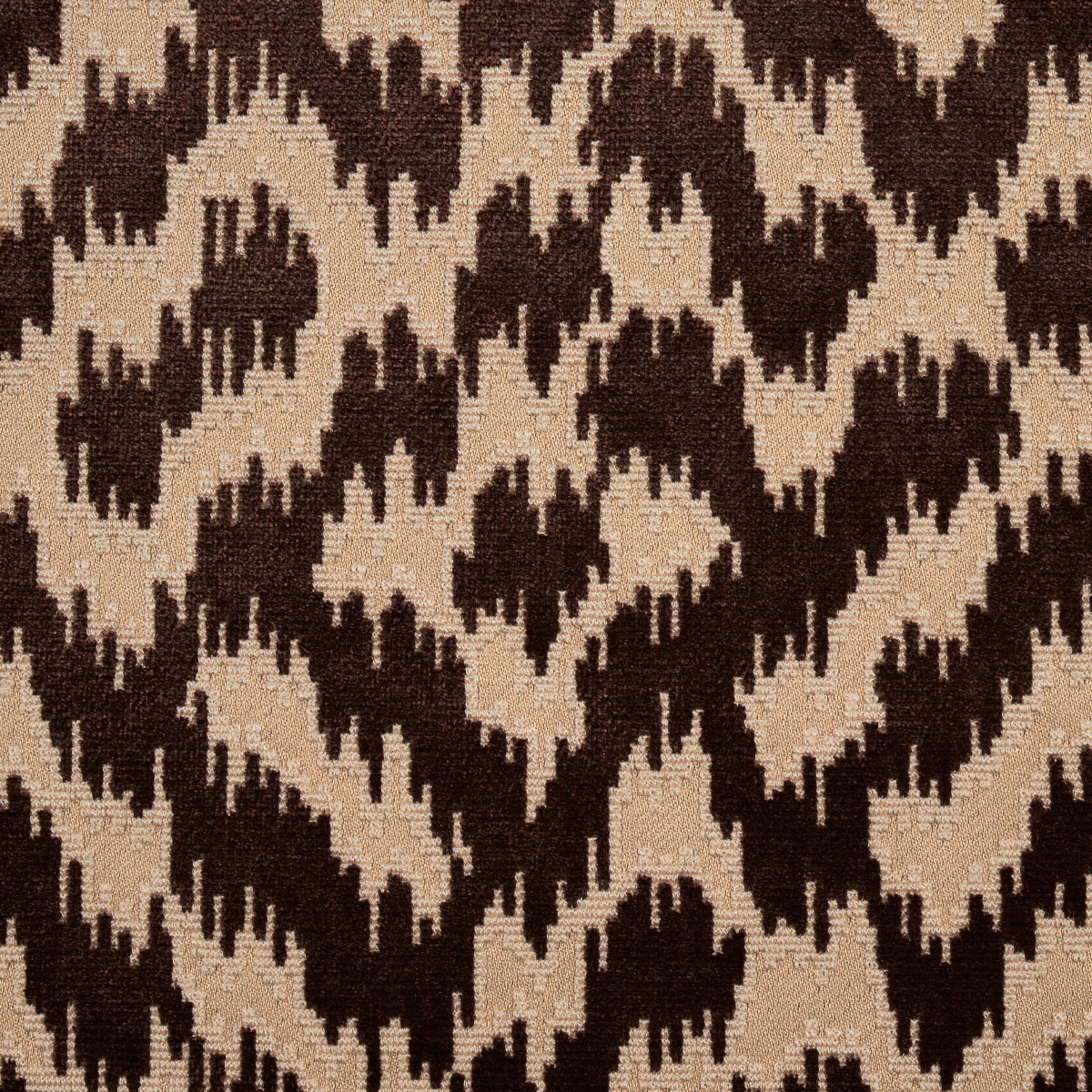 Schumacher Serenissimo Velvet Toffee Fabric - Eade's Wallpaper