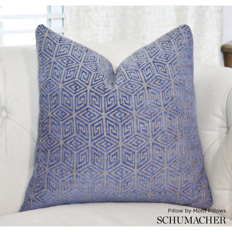 Schumacher Cosmati Chenille Smoke Fabric