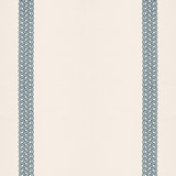 Schumacher Mandeville Embroidery Pacific Fabric - Eade's Wallpaper
