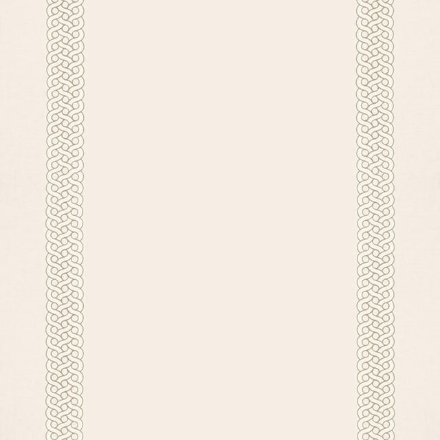 Schumacher Mandeville Embroidery Dune Fabric - Eade's Wallpaper